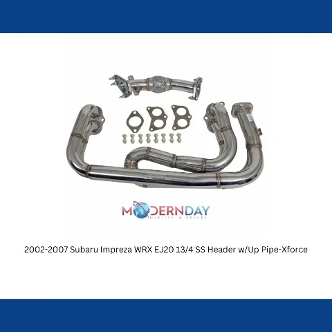 2002-2007 Subaru Impreza WRX EJ20 13_4 SS Header w_Up Pipe-Xforce-TH-EJ20-TY